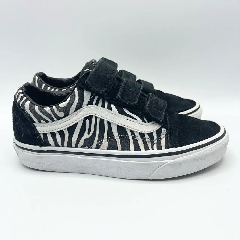 Vans Sk8-Hi low zebra print aplix sneakers - Women’s US  5 / Men’s US 3.5